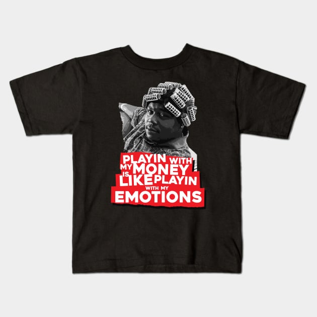 Big Worm - Emotions Kids T-Shirt by 1961Design